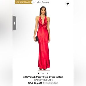 Stunning Scarlet Backless Gown